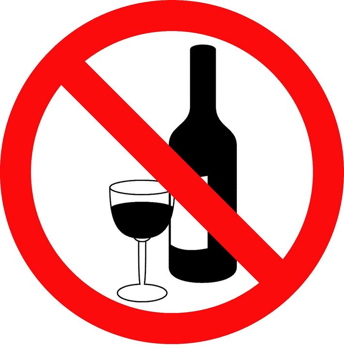 Vermeiden Sie Alkohol während der Einnahme von Medikamenten gegen chronische Prostatitis
