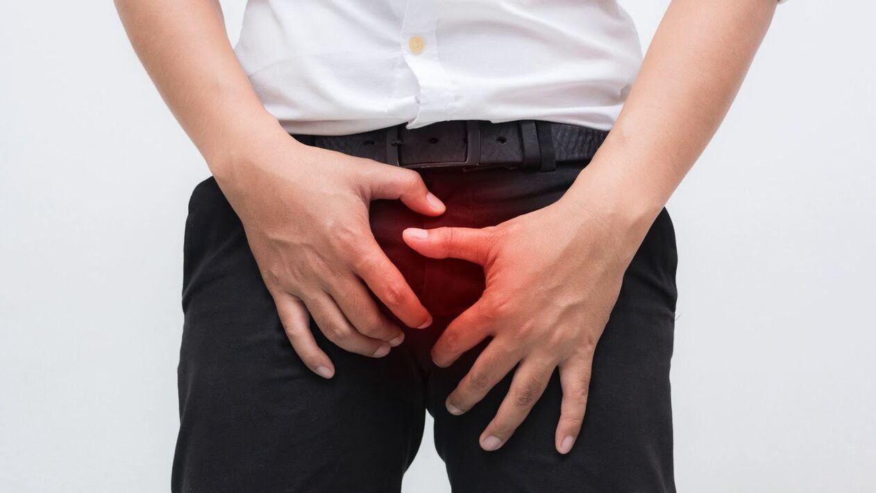 Schmerzen in der Leistengegend als Symptom einer Prostatitis